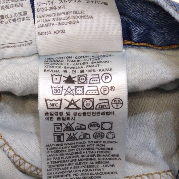 Levi's 559 Relaxed Straight Fit Vintage Denim Blue Jeans 38x30 Red Tag EUC - Picture 8 of 12